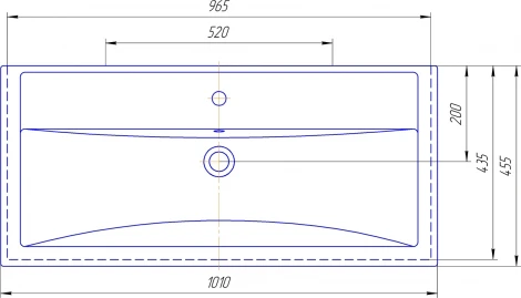 Мебельная раковина Aqwella Фостер 100