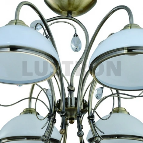 Потолочная люстра IDLamp 827 827/8PF-Oldbronze