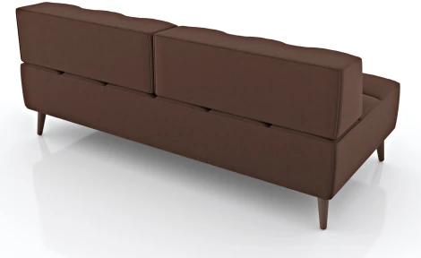 Диван Arsko Нельсон коричневый велюр