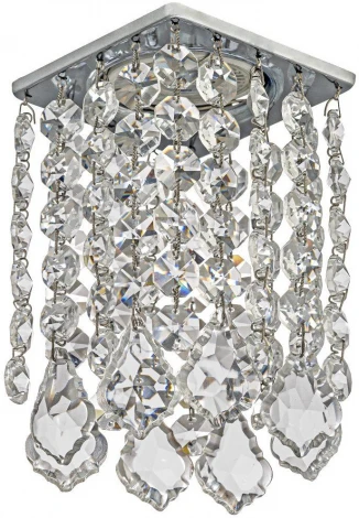 Встраиваемый светильник хрустальный Dio D'Arte Tayo Nickel GU10.5.14.8x8.122 N (220V)