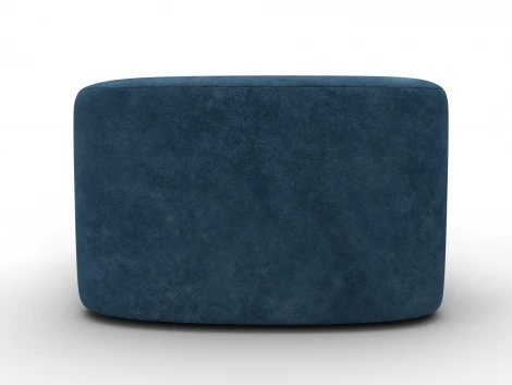 Пуф 004 (ДСП,Фанера/Пластик/Велюр/Синий) Лига Диванов 132503