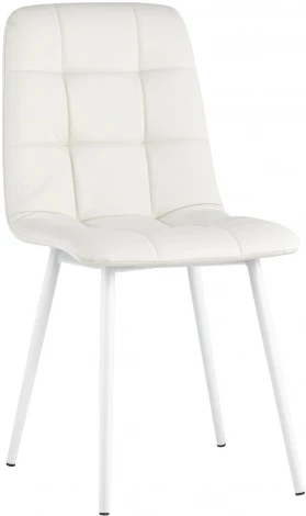Стул Stool Group Oliver экокожа белый белые ножки УТ000034850