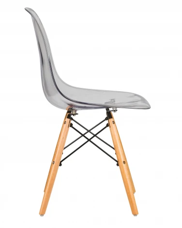 Стул обеденный DSW CASPER (ножки светлый бук, цвет прозрачный)