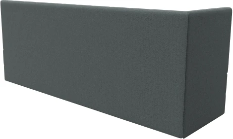 Диван кухонный Бриз с углом слева (Серый/Рогожка) Лига Диванов арт.122436L