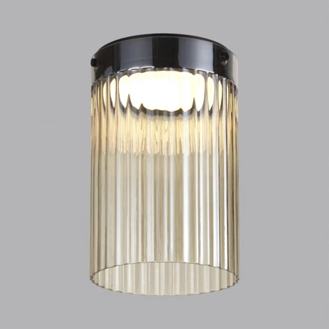 Потолочный светильник каскадный круглый Odeon Light Pillari 5047/15LC черный/светл.янтарный/металл/стекло LED 15W 4000К 1676Лм (220V, круглые)