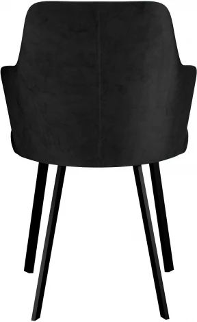 Стул DikLine 345 K21 черный, ножки черные арт.00-00076160