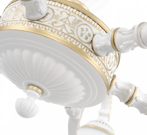 Подвесная люстра Arte Milano AM340837 340837/8 WT+G (220V, на цепи)