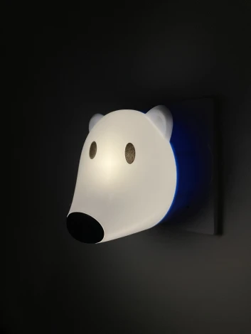 Ночник светодиодный с датчиком освещенности ЭРА NN-603-LS-W