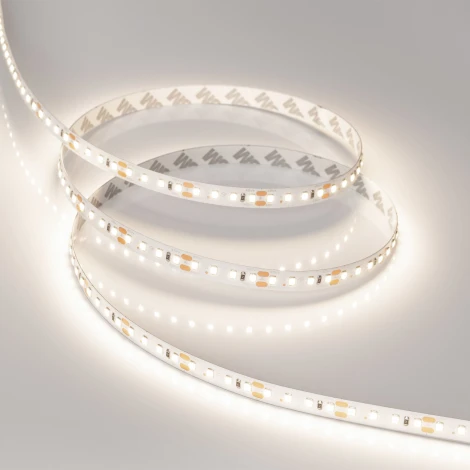 Светодиодная лента RT-A120-10mm 48V Day4000 (9.6 W/m, IP20, 2835, 30m) (Arlight, Открытый) 038804