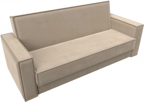 Диван-книжка Куба (Бежевый/Велюр) Лига Диванов арт.122039