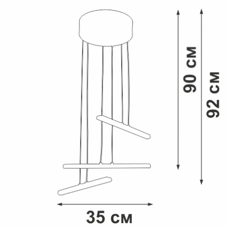 Подвесной светильник светодиодный Vitaluce V3046-0/3S (220V, на тросе)