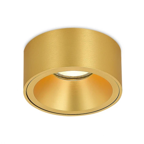 Светильник встраиваемый Donolux Munich DL18030R1Brass под лампу GU10 шлифованная латунь