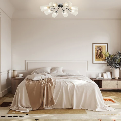 Потолочная люстра Arte Milano Napoli-326207 326207/8 CR.BK (220V)