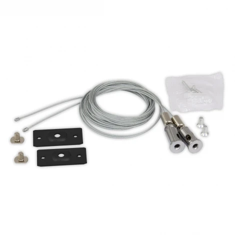 Подвесной трос для накладного шинопровода черный AM Group AM549 BK