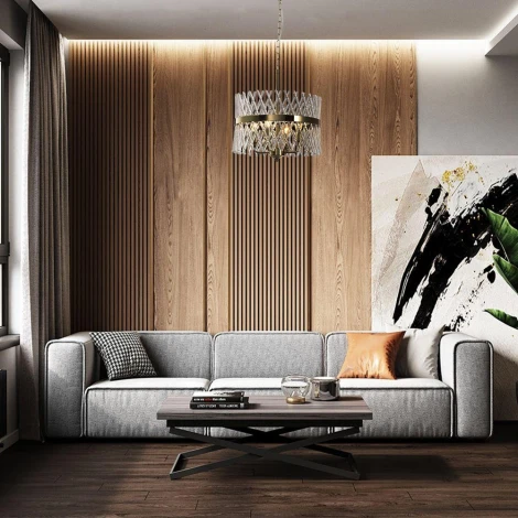 Подвесная люстра Lumien Hall Baziano LH3040/4P-CO-CL