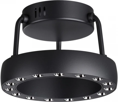 Светильник подвесной светодиодный Novotech Turn 359398 LED 12W вниз/5W вверх 220V 1360Лм 3000K (кольцо)