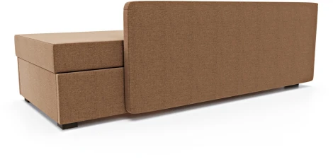 Диван-кровать Arsko Велес Угол левый рогожка коричневая