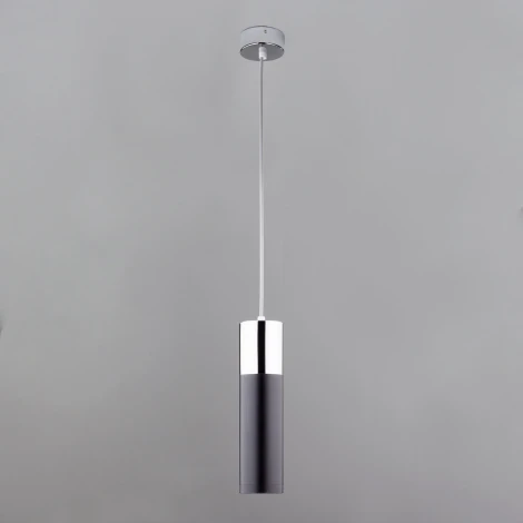 Подвесной светильник Elektrostandard Double Topper 50135/1 LED хром/черный