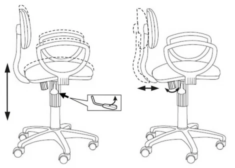 Кресло Бюрократ Ch-213AXN черный 10-11 крестовина пластик