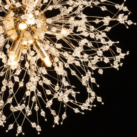 Подвесная люстра хрусталь De City 280012109 в форме шара