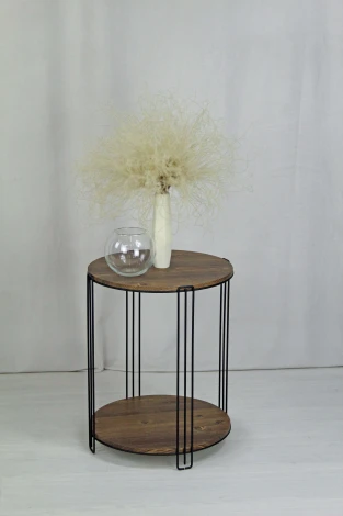 Столик кофейный Sheffilton SHT-CT33 черный муар/светлый орех от фабрики Sheffilton