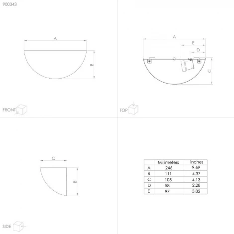 Настенный светильник Eglo Tanura 900343 (220V)
