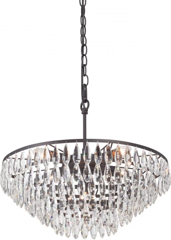 Подвесная люстра Vitaluce V5352-1/5, 5xE14 макс. 40Вт (220V, хрусталь, на цепи)