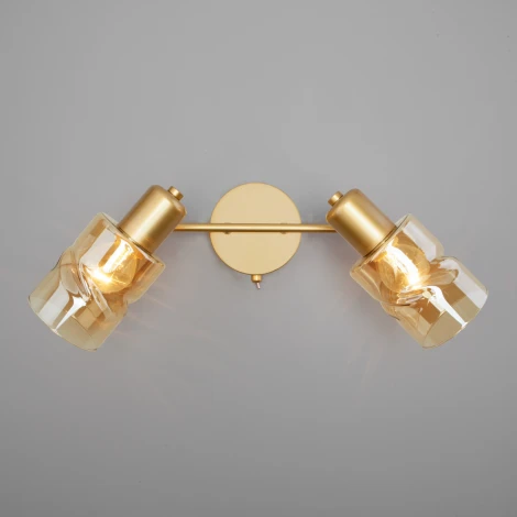 Спот на штанге Eurosvet Ansa 20120/2 перламутровое золото (220V, выключатель)