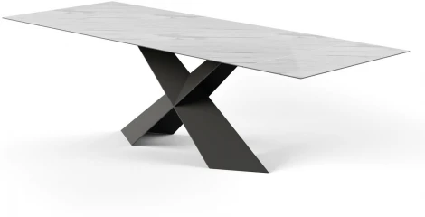 Стол раскладной Top Concept Tyler (180+40+40), керамика матовая, светлый