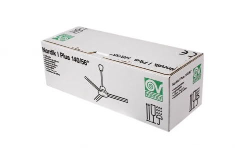 Потолочный вентилятор матовый белый 1400 мм IPX5 Vortice Nordik International Plus 140/56 61721VRT