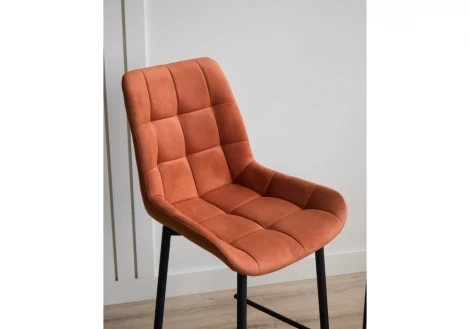 Барный стул Челси 360 терракотовый (zd 432) / черный np 632577