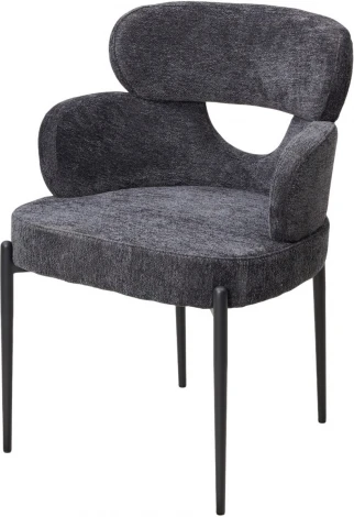 Стул VALTER RAVEN18 Серый, ткань / Черный каркас, ®DISAUR