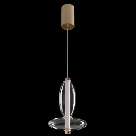 Светильник подвесной Crystal Lux QUASAR SP7W LED TRANSPARENT (220V, на проводе)