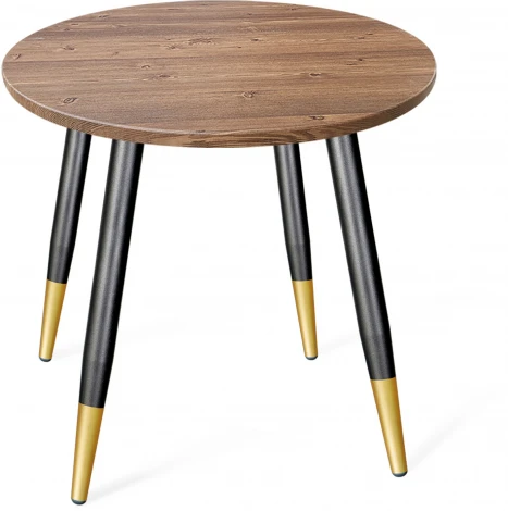 Стол SHT-TU14/МДФ 70 орех светлый/чёрный муар/золото Sheffilton SHT-TU14 9989693101