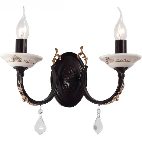 Бра Lucia Tucci Messina W143.2 brown (220V, подвески, подсвечник, свеча)