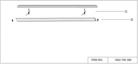 Шинопровод магнитный накладной Favourite Unika 1002-TW-300