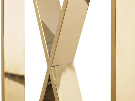 Консольный стол Garda Decor 47ED-CST008/80GOLD (Золото/Золото,Прозрачный)