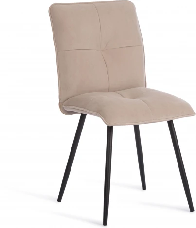 Стул обеденный Sweet Tetchair (Флок/Бежевый,Черный) арт.24647