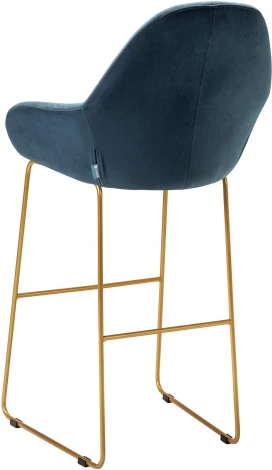 Кресло Бар. Kent Diag blue/Линк золото R-Home арт.410219151h_Diagblue_золото_БАР