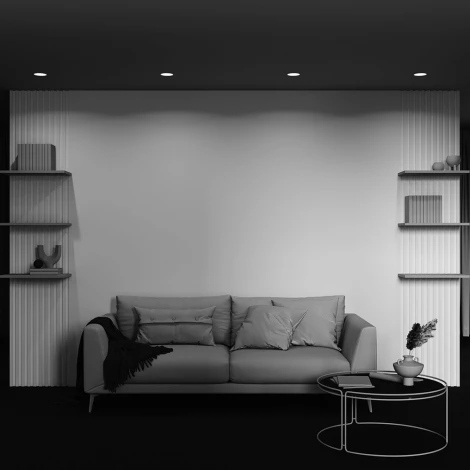 Встраиваемый светильник Maytoni Intro DL019-GX53-W (220V, круглые)