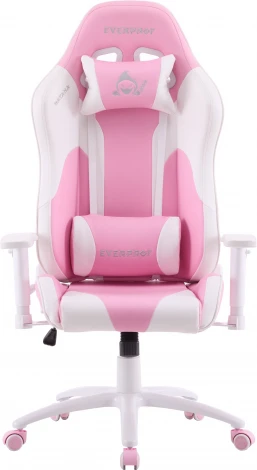 Геймерское кресло Everprof Katana Экокожа Розовый арт.EP Katana PU White Pink