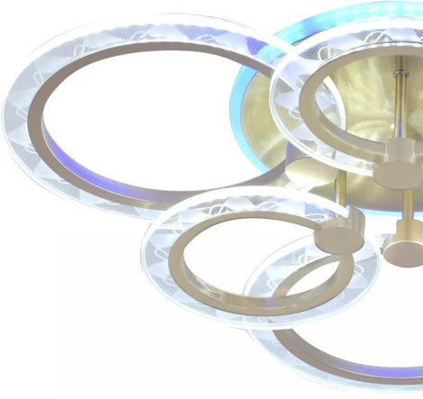 Потолочная люстра Seven Fires Talek SF7054/7C-SGD-RGB