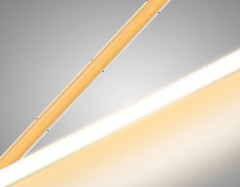 Светодиодная лента COB 384Led/ 7W m/ 24V IP20 3000K/ 5m*3mm*2mm (2 конт.) Ambrella Illumination GS4601