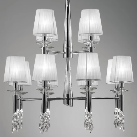 Подвесная большая люстра Mantra Tiffany 3850 (220V, на цепи)