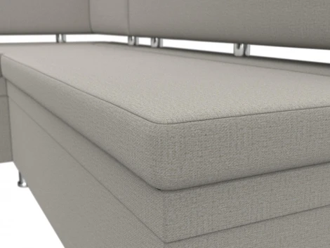 Диван кухонный угловой Стайл левый угол (Бежевый/Рогожка) Лига Диванов арт.122524L