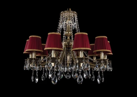 Подвесная люстра Bohemia 1771 1771/10/220/A/GB/SH8B