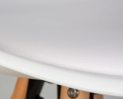 Набор 2 шт стул полубарный DOBRIN RONNI (ножки светлый бук, белый (ZL-W-02))