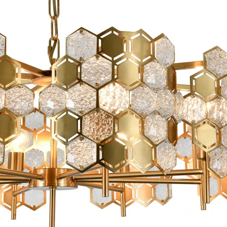 Подвесной светильник (12047/8P Brass) Indigo Delizia V000572 (220V, на цепи)