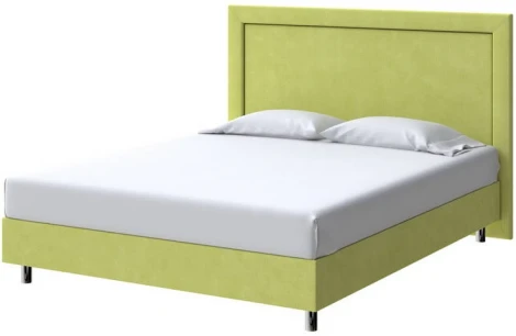 PROxSON Кровать London Boxspring Standart (Ткань: Рогожка Тетра Яблоко) 80x200