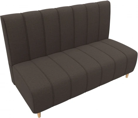 Диван кухонный прямой Ральф (Коричневый/Рогожка) Лига Диванов арт.123780